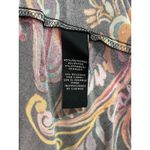 New MSK Dress Womens Medium Black Midi Floral Paisley Belted Stretch Boho Career Photo 6