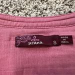 prAna  mauve pink button down sleeveless tank top size S Photo 5