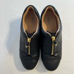 Vionic  Black Leather Ellis Zip Up Slip On Casual Sneaker Women’s 6.5 TVW5254 Photo 2