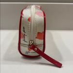 Kate Spade New York Supercalifragilipstick Cosmetics Case White Red & Pink Photo 5