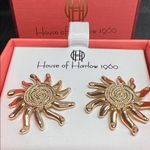 House of Harlow 1960 | Sunburst Earrings ✨ Gold Photo 5