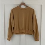 ASOS Boxy Cropped Long Sleeve Crewneck Pullover Sweatshirt Size 10 Photo 1