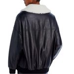 NWT 4TH & RECKLESS sold by BHFO O Benson Womens Faux Fur Trim Heavy Bomber BK S Black Photo 2