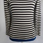 Talbots  Striped Metallic Pima Cotton Knit Top Photo 2