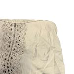 Ocean Drive Crinkle Crochet Handkerchief Top Olive Photo 5