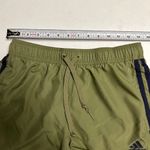 Adidas Olive Green 3-Stripes Athletic Shorts Size Small Men’s Swim Running Photo 4