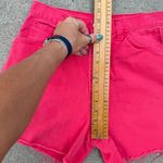 Vintage 90s A Time For Us Raspberry Red High Rise Jean Shorts Size 11 Photo 8
