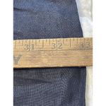 Ellen Tracy  Linen Dress Tunic Gold Accents Roll Tab Sleeves‎ Lagenlook Charcoal Photo 6