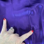 Frederick's of Hollywood Vtg 90s Y2K Sz S Babydoll Silk Purple Midi Slip Dress Sexy Lingerie Whimsigoth Photo 5