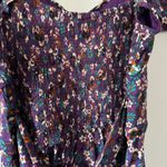 Band of the free Coraline Purple Floral Crossover Mini Dress Small NWT Photo 3