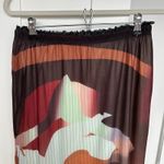 Source Unknown Women's Sheer Abstract Midi  Ruffle Bottom Skirt, Size M, NWOT Photo 5