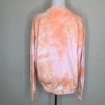 Cotton Tie Dye Orange Crewneck Sweatshirt Sz Small ? Photo 7