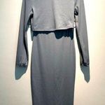 superdown  women's Lena Midi two piece ribbed set size XXS Dusty Blue Photo 8