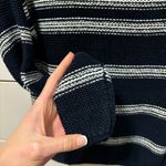 Vince  Navy Blue & White Stripe Sweater Photo 4