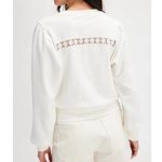 Free People NWT  Sweet Nashville Sweatshirt in Ivory Photo 2