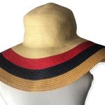 Target Wide Brim Floppy Striped Oversized Straw Sun Hat Photo 3