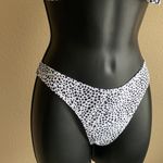 SheIn Dalmatian print white & black swimsuit set bathing suit bikini size medium Photo 3