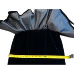 Vintage Cocktail Dress Medium 80s Formal Holiday Party Dress Special Velvet RARE Black Photo 14