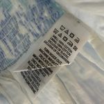 Haute Hippie  Blue White Coral Print Smocked Peplum Top XS Photo 4