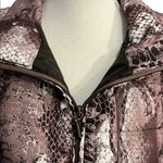 Mountain Lake Puffer Snake Print Full Zip Vest Photo 2