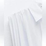 ZARA NWT Stretchy Mini Shirt Dress Photo 6