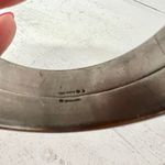 Bottega Veneta Sterling Silver Intrecciato Patent Leather Bangle Bracelet Photo 4