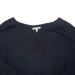EXPRESS ‎ One Eleven Size XS Oversized Black Long Sleeve Scoop Neck Shirt Photo 1