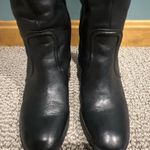 Marc Fisher  Black Tall Leather Boots, Size 6  Photo 2