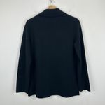 J.Crew Warwick Sweater Blazer Knit Gold Buttons Black Classic Relaxed XXS NWT Photo 10