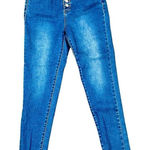 Multiples New Slim-sation By  Crop Button Up Jeans 8 Photo 0