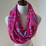 Lilly Pulitzer flowers Infinity scarf loop beach resort EUC Photo 0