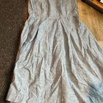 LL BEAN Signature Chambray Dress size 8 Blue Photo 4