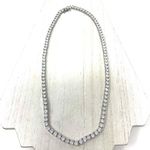 BLING giant CZ tennis necklace statement piece! Photo 0