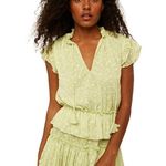 Sézane MISA LOS ANGELES Lilian Mini Drews, Honeydew Clip Dot, Large Photo 1