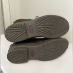 UGG  Elsa Waterproof Leather Boots Brown & Green Wool Women’s Size 7 Photo 9