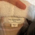 No Comment NO‎ Comment Pink Tan Plaid Button Up Hoodie Size Large. Super cute! Photo 5