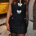 Black Bow Accent Dress Photo 1