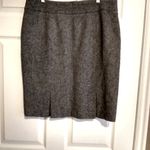 Kasper Vintage Gray Tweed Midi Skirt Sz 14 Petite Photo 1