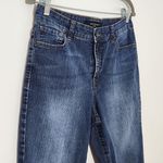 Nine West Denim Pedal Pushers Size 10 Cuffed Long Denim Shorts Photo 1