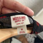 Mossimo Supply Co 🦋  Black Red Floral Flowy Blouse Holiday Christmas Medium Photo 1