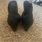 Blue Suede Shoes Women’s Black Ankle Booties Size 9.5 Short Heel Photo 3