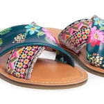Johnny Was  Sonoma Cross Sandal$182 MSRP Photo 0