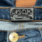 NYDJ  | dark wash wide‎ cuffed crop jeans Sz 8 Photo 10