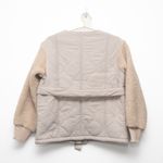 Line and Dot . Milan Sherpa Puffer Jacket | Padded Teddy Coat Cream NWT Photo 2
