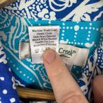 Coldwater Creek  Bandana Print Button Front Jacket Small Blue Cotton Paisley Boho Photo 6