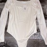 Wasabi + Mint Boutique White Bodysuit Photo 0