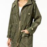 Michael Kors Green Utility Jacket with Hood Photo 0