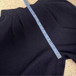 St. John  Collection Santana Navy Wide Leg Knit Pants Pull On Trousers Women’s 6 Photo 8