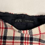 ZARA  Plaid Dress in Navy, Red, and Cream, XS Photo 4