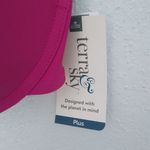 Terra & Sky  NEW 3X Pink Underwire Bikini Swim Top in Deep Pink Fuchsia Photo 7